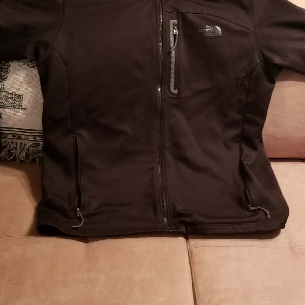 North Face Men's Black Full Zip Jacket Size XL
